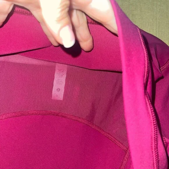 Lululemon Athletica Define Womens  Jacket Luon in Pome Size 10 Pink Rare New - Picture 8 of 15